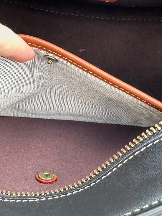 Coach Black courier carryall Leather Top-Handle Satchel - Picture 7 of 11